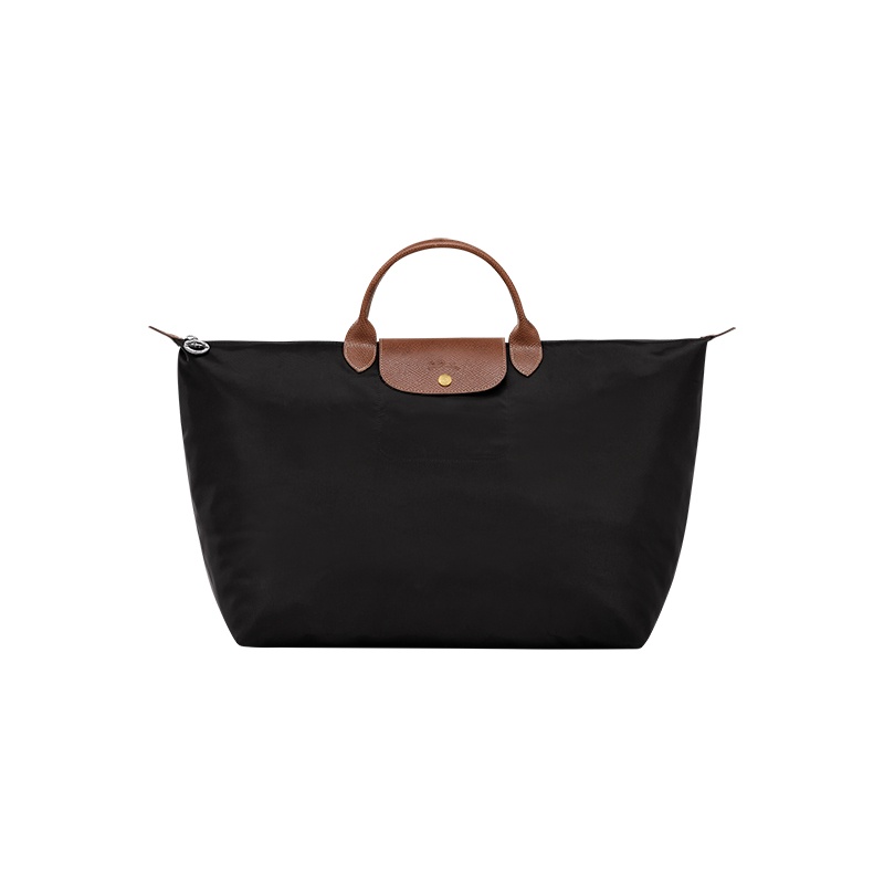商品Longchamp|珑骧 女士帆布金色五金按扣拉链开合肩背托特包（7色可选）,价格¥1714,第13张图片详细描述