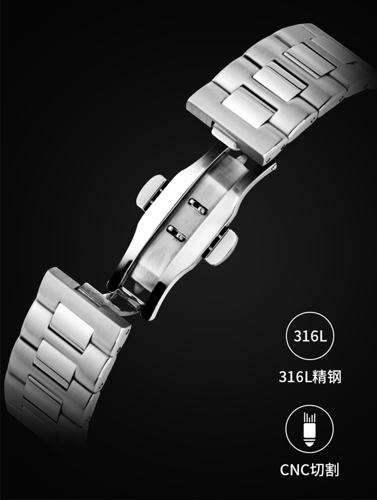 商品[国内直发] SHANGHAI WATCH|大都会系列 见证者 自动上链计时码表男士腕表,价格¥4808,第13张图片详细描述