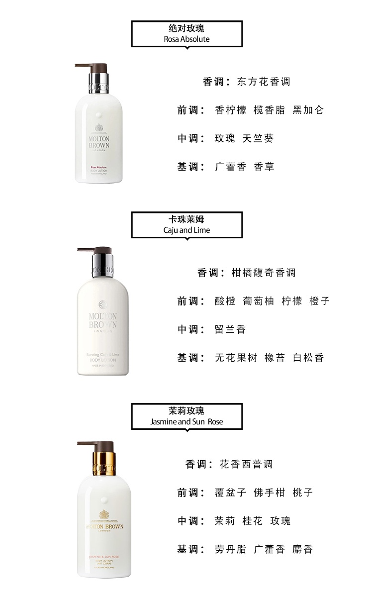 商品Molton Brown|摩顿布朗 身体乳保湿香氛型持久留香300ml,价格¥248,第8张图片详细描述