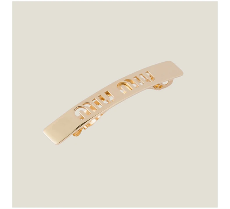 商品Miu Miu|MIU MIU 金色女士发夹 5IF123-2DTU-F0056,价格¥2165,第6张图片详细描述