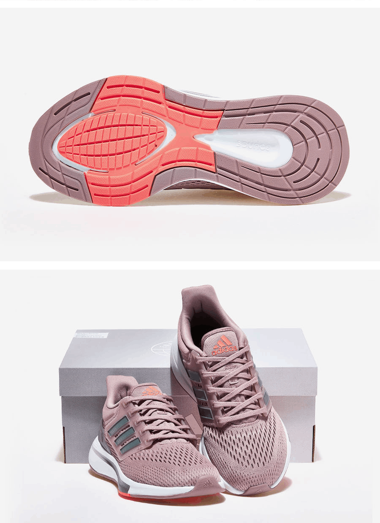 商品Adidas|【Brilliant|包邮包税】阿迪达斯 EQ21 RUN 女生  训练运动鞋 跑步鞋  GZ4075 MAGMAU/IRONMT/LEGPRP,价格¥414,第5张图片详细描述