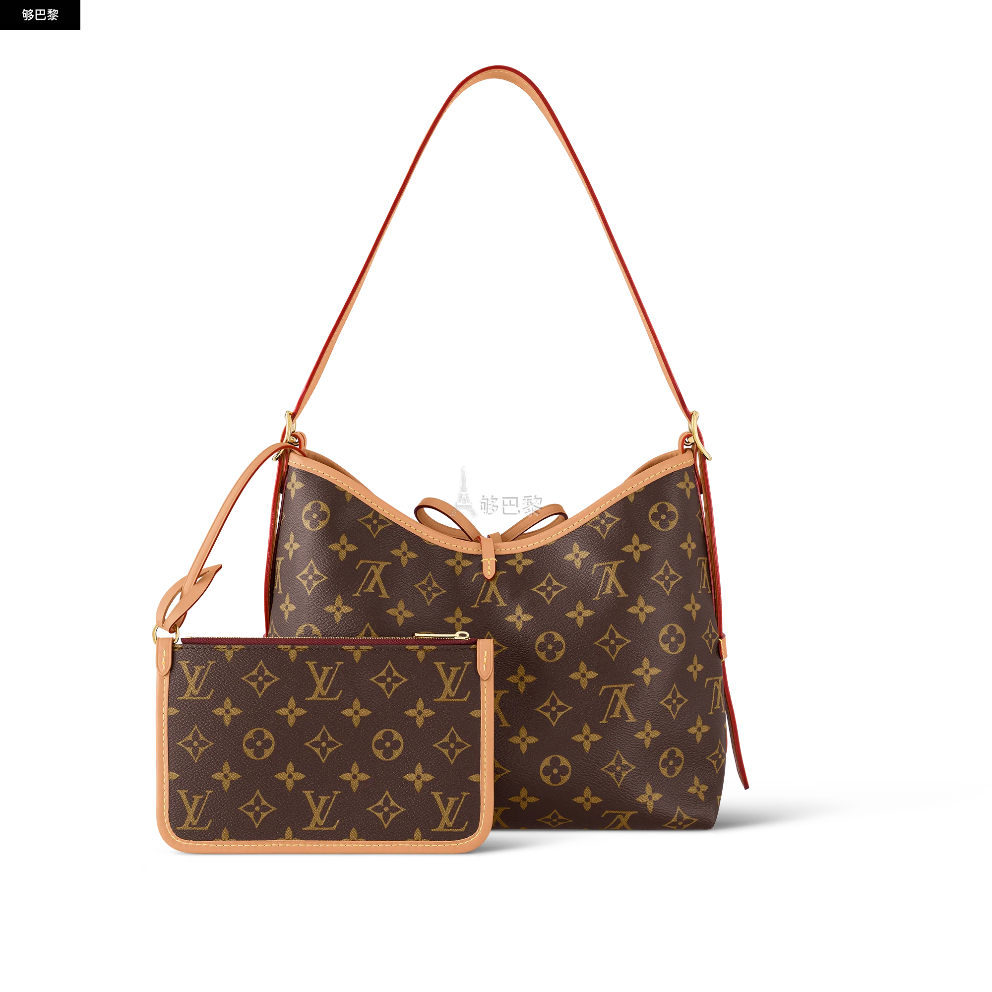 商品Louis Vuitton|【预售】 LV路易威登 25春夏 女士 单肩包 CARRYALL 小号手袋 M46203 ,价格¥24227,第3张图片详细描述
