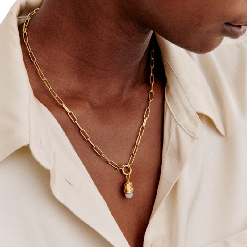 商品SEZANE|Sezane 23新款 CHARMS IRMA女士金色珍珠母贝吊饰,价格¥569,第4张图片详细描述