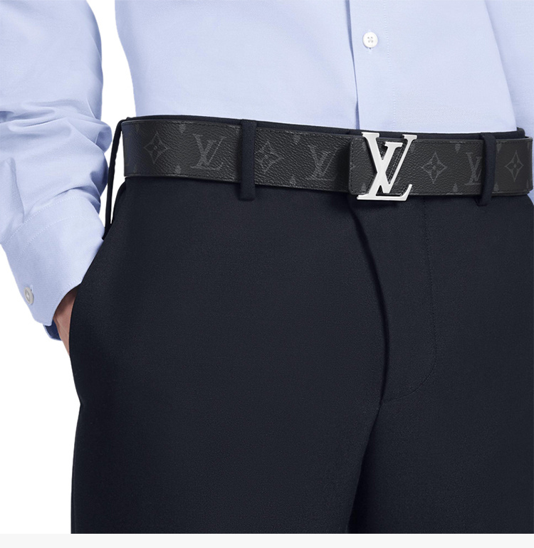 商品Louis Vuitton|Louis Vuitton 路易 威登 男士黑色印花皮革腰带 M9043T,价格¥4355,第9张图片详细描述