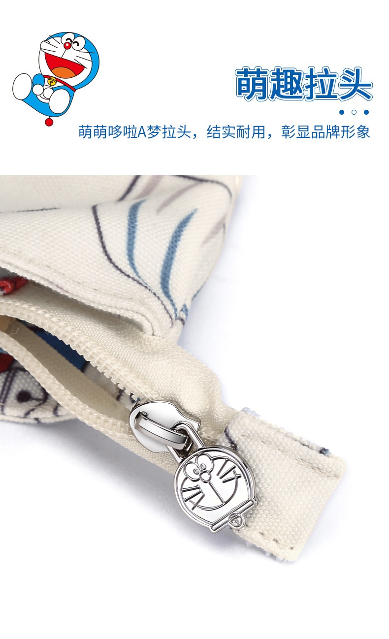 商品[国内直发] GLENVINTEN|哆啦A梦正版授权女包日系帆布包斜挎包学生单肩ins小包卡通女包,价格¥178,第11张图片详细描述