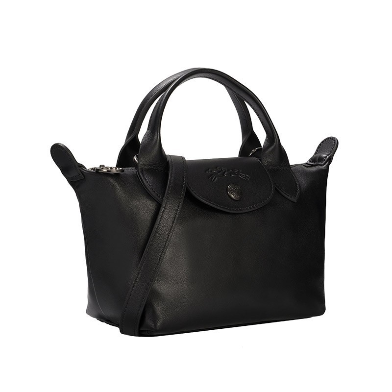 商品[国内直发] Longchamp|珑骧女包饺子包LePliage Xtra 17 新款迷你皮质手提单肩斜挎包17*14*10cm ,价格¥2135,第10张图片详细描述