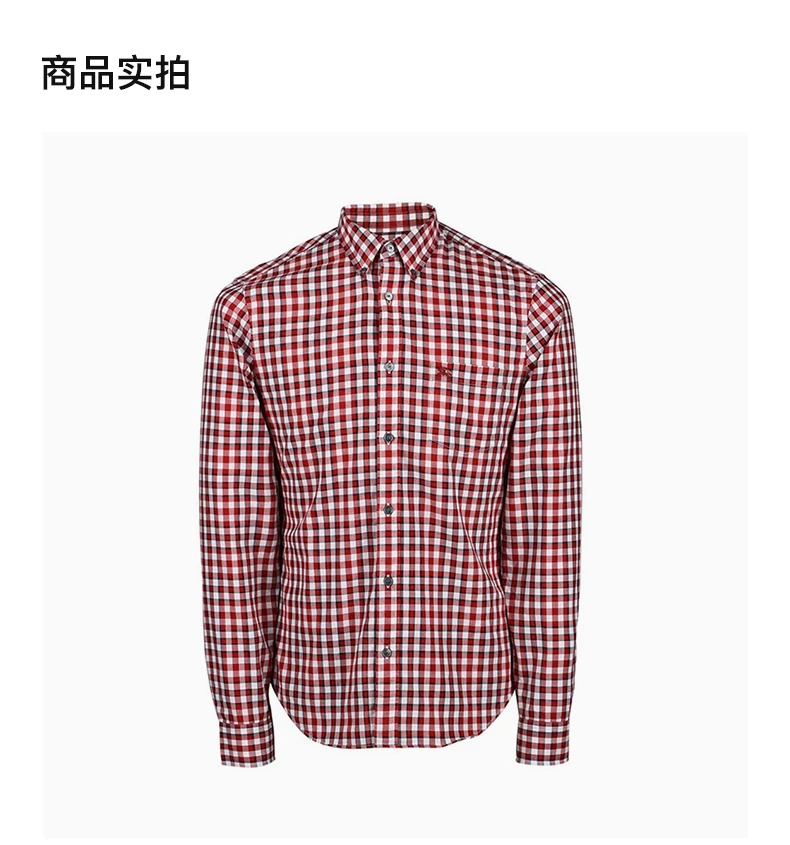 商品[国内直发] Burberry|BURBERRY 格纹男士衬衫 3942148,价格¥1975,第4张图片详细描述