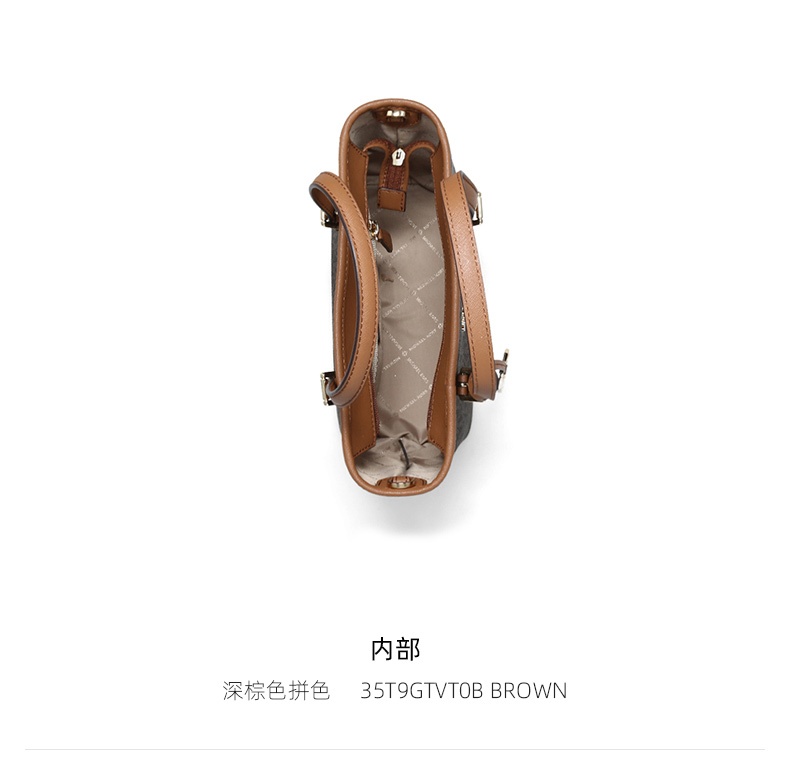 商品Michael Kors|迈克.科尔斯JET SET TRAVEL小号女士PVC单肩手提tote包35T9STVT0B,价格¥1078,第12张图片详细描述