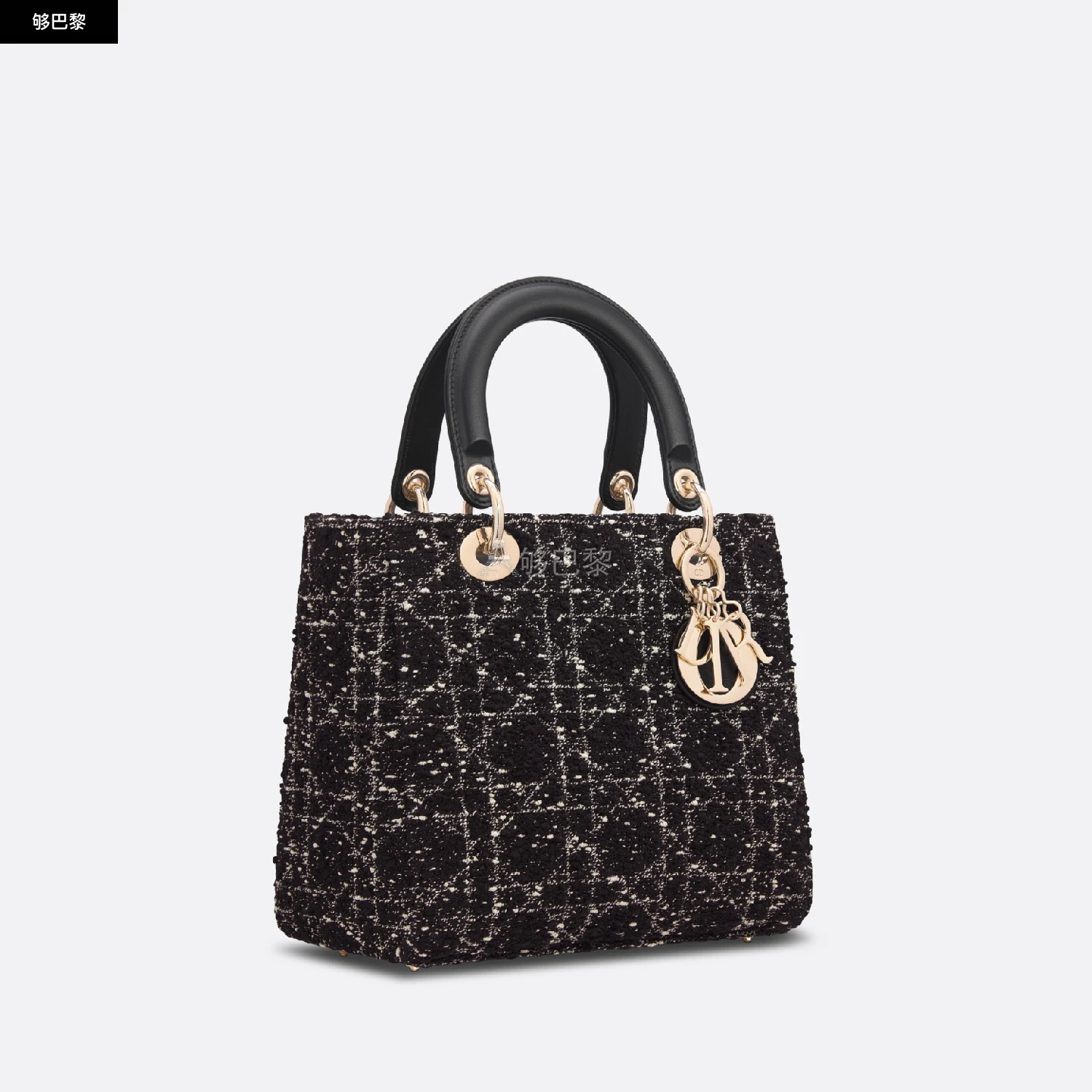 商品Dior|【预售】 迪奥 25春夏 女士 单肩包 Sac Lady D-Lite Medium M0565OTKV_M911 ,价格¥49053,第4张图片详细描述