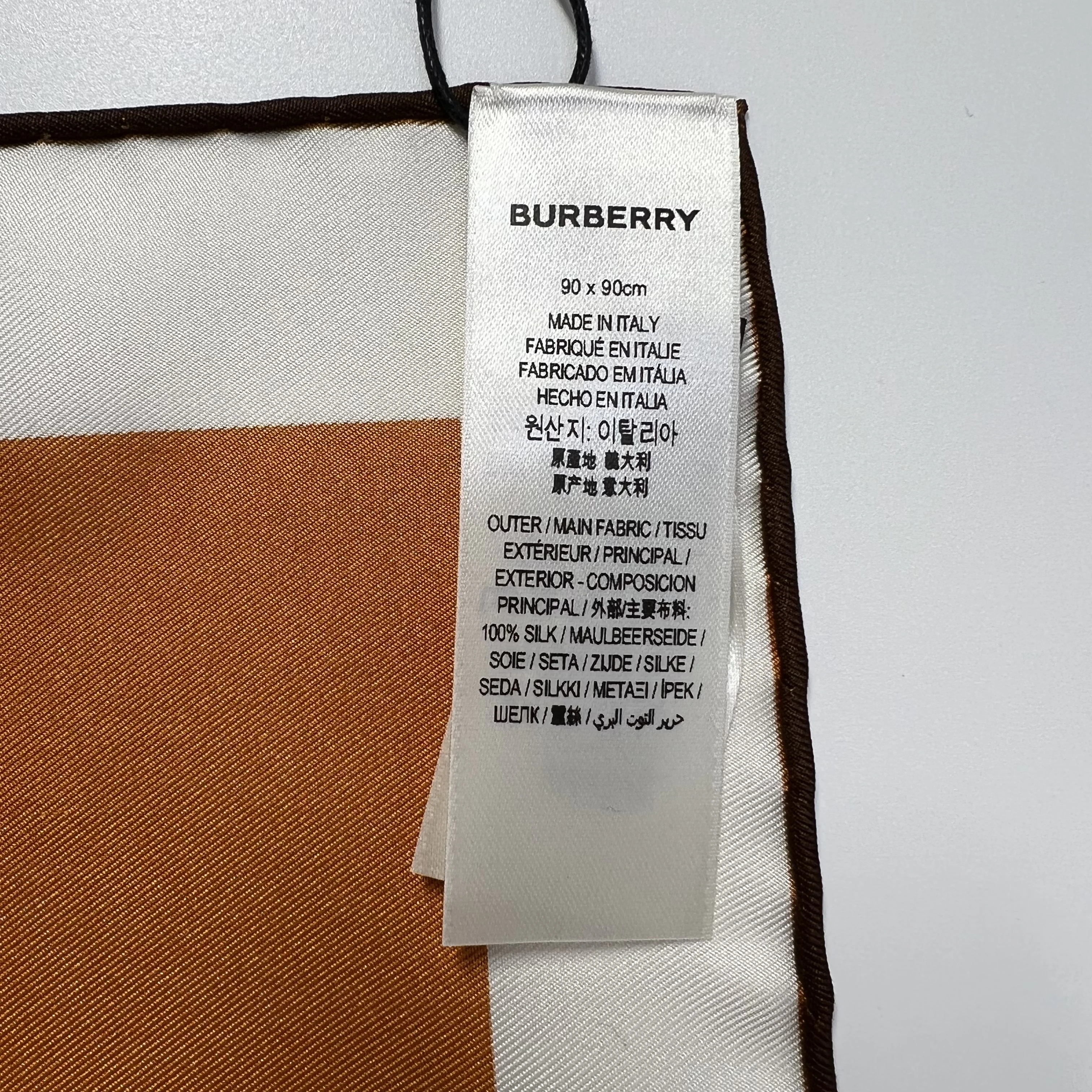 商品Burberry|BURBERRY 拼色女士围巾 8030796,价格¥2173,第5张图片详细描述