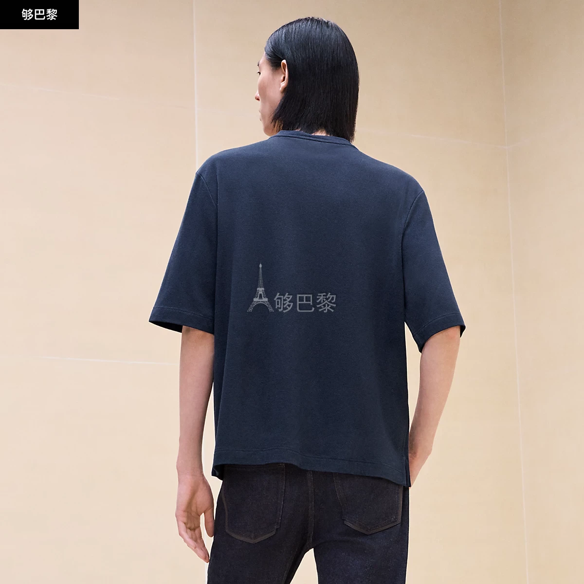商品Hermes|【预售】 爱马仕 24秋冬 男士 短袖T恤 T-shirt poche ombrée H467970HA01,价格¥8876,第4张图片详细描述