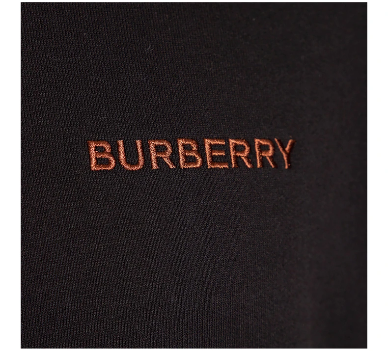 商品Burberry|BURBERRY 男士黑色棉质连帽卫衣 8057543,价格¥6198,第7张图片详细描述