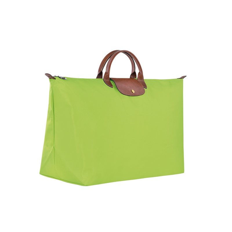 商品Longchamp|珑骧 女士帆布金色五金按扣拉链开合肩背中号托特包（7色可选）,价格¥1985,第4张图片详细描述