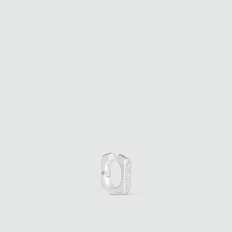 商品Louis Vuitton|LV/路易威登 男士银色黄铜耳骨夹,价格¥2606,第4张图片详细描述