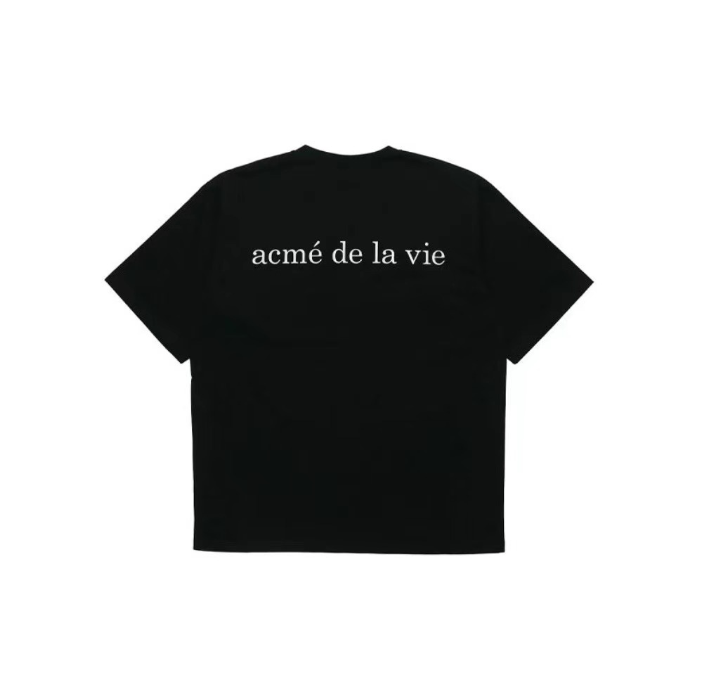 商品Acme de la vie|【享贝家】acme de la vie 甜甜圈女孩印花短袖T恤 男女同款 黑色ADLV19SS-SSBKBF-DN31,价格¥237,第4张图片详细描述