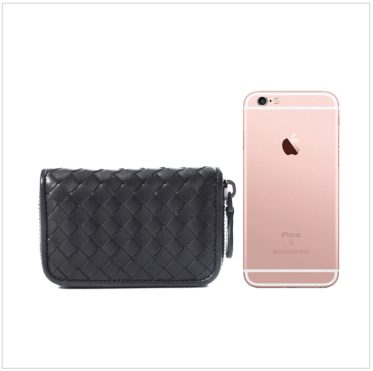 商品[国内直发] Bottega Veneta|BOTTEGA VENETA 黑色男士零钱包 114075-V001N-1000,价格¥2609,第3张图片详细描述