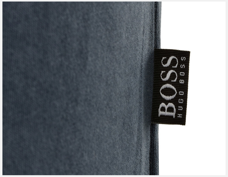 商品Hugo Boss|Hugo Boss 雨果博斯 深蓝色纯棉男士短袖T恤 T-SHIRTRN-50332287-413,价格¥459,第9张图片详细描述