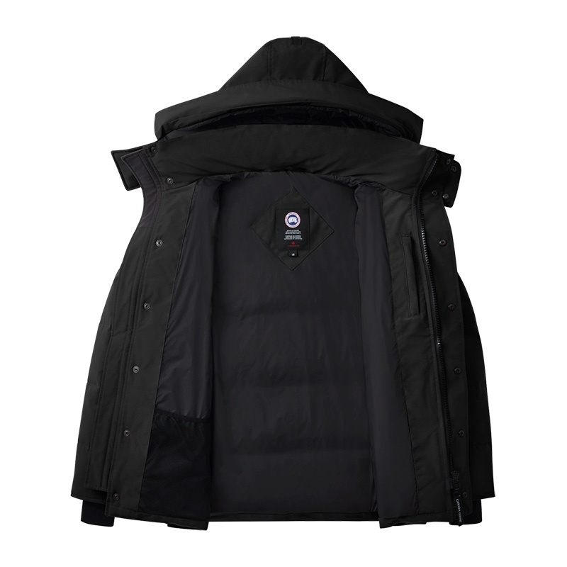 商品Canada Goose|【现货】加拿大鹅 Wyndham Heritage系列 男士黑色派克大衣,价格¥7108,第2张图片详细描述