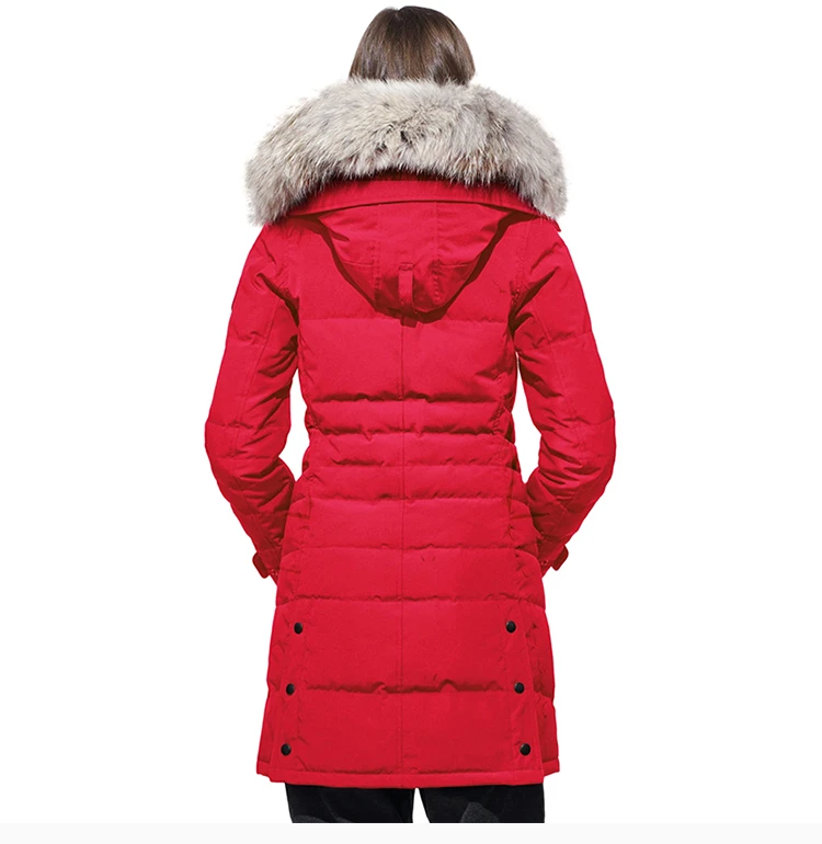 商品[国内直发] Canada Goose|CANADA GOOSE 红色女士羽绒服 2090L-RED,价格¥6447,第6张图片详细描述