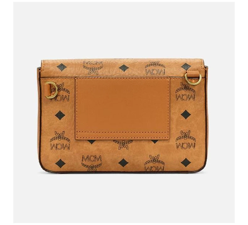 商品[国内直发] MCM|MCM 棕色女士斜挎包 MMRBSME03CO,价格¥3317,第6张图片详细描述