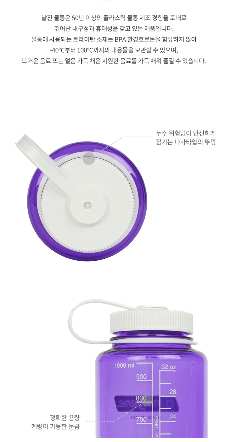 商品Minimal Works|【Brilliant|包邮包税】极简主张迷你工坊 X Nalgene 紫色水壶 6546120653,价格¥236,第7张图片详细描述