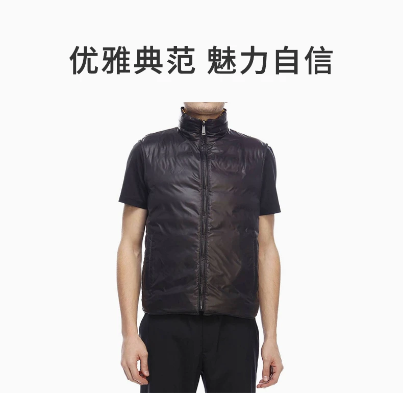 商品[国内直发] Versace|VERSACE 拼色男士马甲 A80318-A226631-A008,价格¥4003,第1张图片详细描述