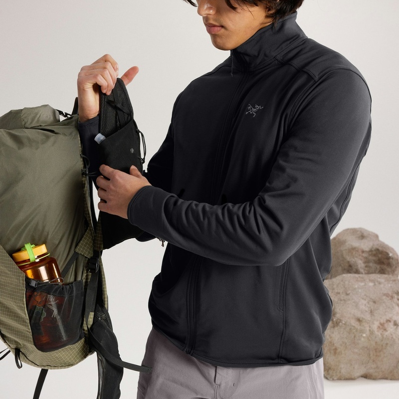 商品Arc'teryx|ARC TERYX/始祖鸟 男士黑色聚酯纤维夹克,价格¥1110,第8张图片详细描述