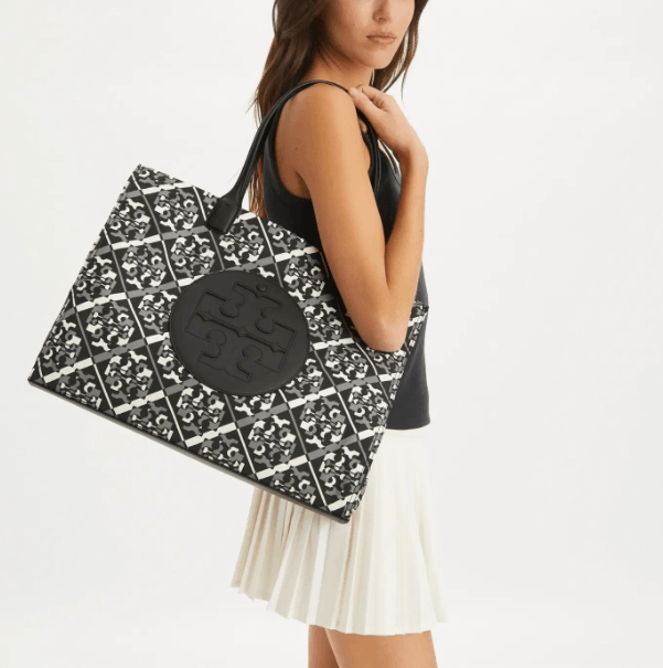 商品Tory Burch|汤丽柏琦 ELLA 大号手提托特包女包（香港仓发货）,价格¥1994,第17张图片详细描述