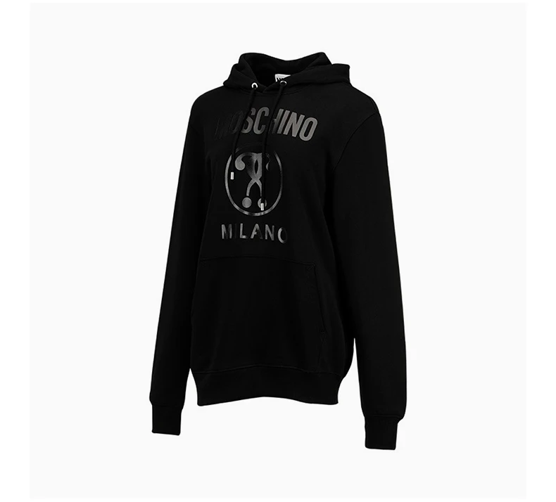 商品Moschino|MOSCHINO 黑色女士卫衣/帽衫 EA1717-0527-2555,价格¥1245,第5张图片详细描述