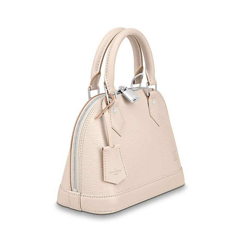 商品Louis Vuitton|预售十天 Louis Vuitton/路易威登 22春夏新款ALMA BB系列 女士米色粒面牛皮革银锁银扣单肩斜跨手提包M58706,价格¥17217,第3张图片详细描述