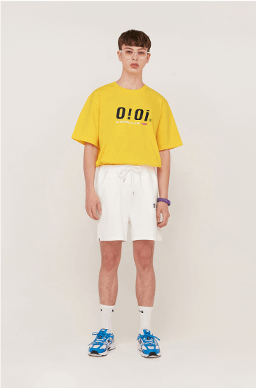 商品oioi|【享贝家】OIOI 休闲宽松短袖T恤 男女同款 黄色 T-SHIRTS-YELLOW ,价格¥91,第4张图片详细描述