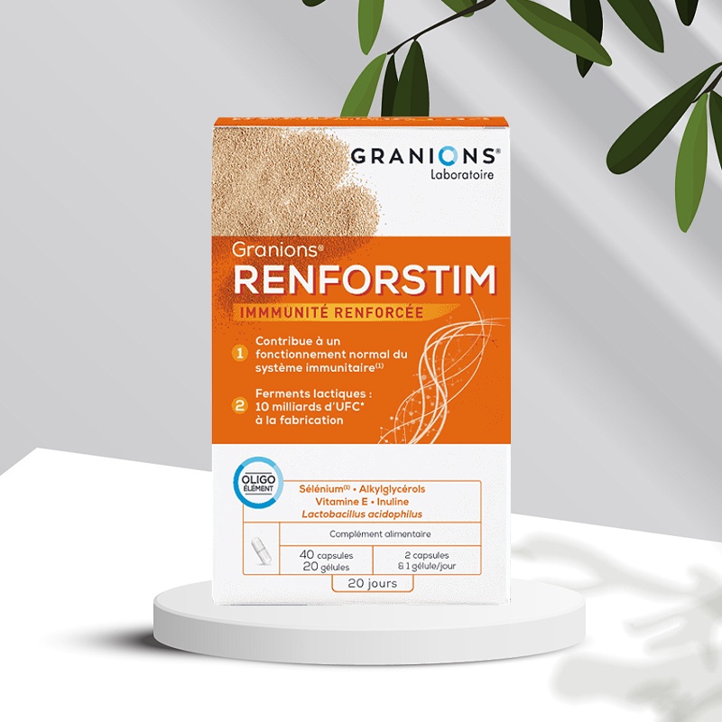 商品Granions|格兰宁鲨鱼肝油益生菌胶囊 60粒 提升细胞免疫肠道免疫,价格¥187,第2张图片详细描述