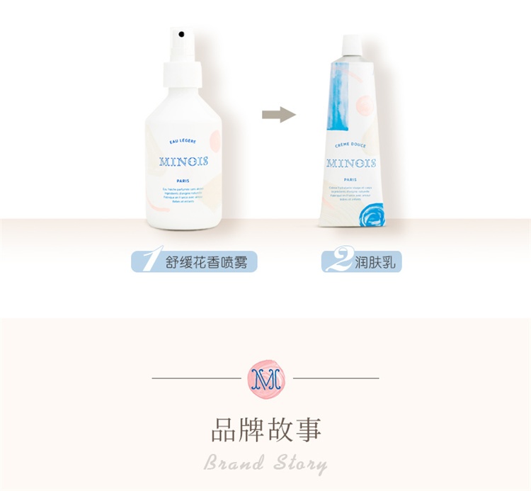 商品Minois paris|Minois Paris宝宝面霜 新生婴幼儿童秋冬润肤身体乳保湿面霜100ml,价格¥217,第10张图片详细描述