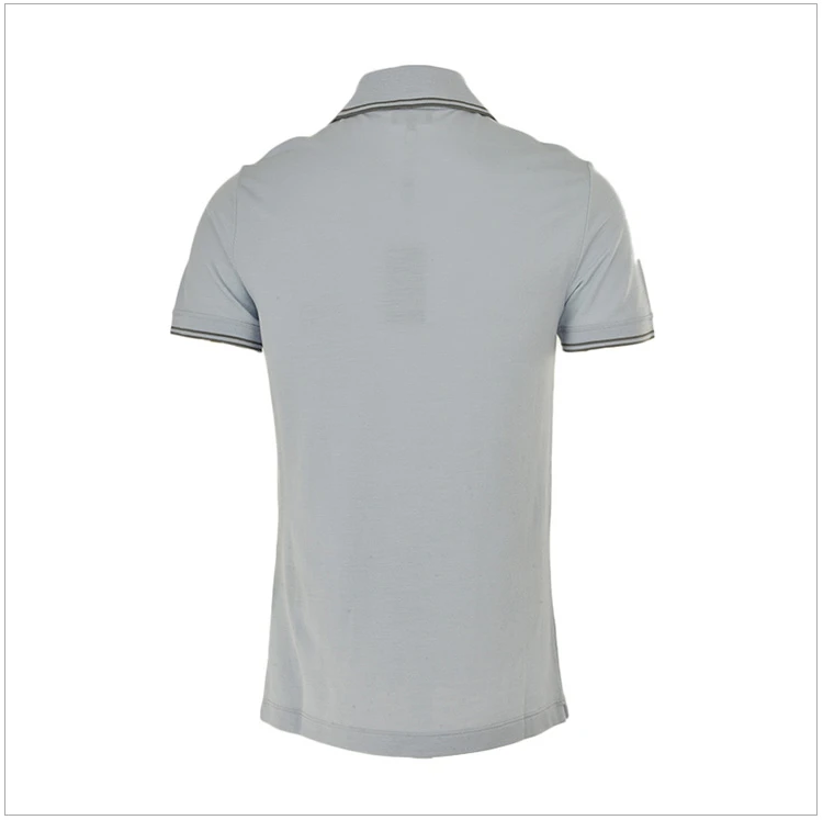 商品[国内直发] Giorgio Armani|GIORGIO ARMANI 蓝色男士POLO衫 3YSF56-JSFZ-0721,价格¥2166,第6张图片详细描述