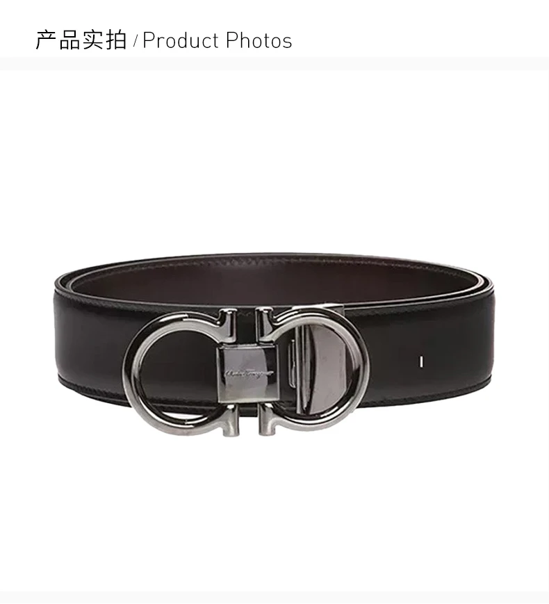 商品[国内直发] Salvatore Ferragamo|SALVATORE FERRAGAMO 黑色男士腰带 67-9938-0694531,价格¥3729,第4张图片详细描述