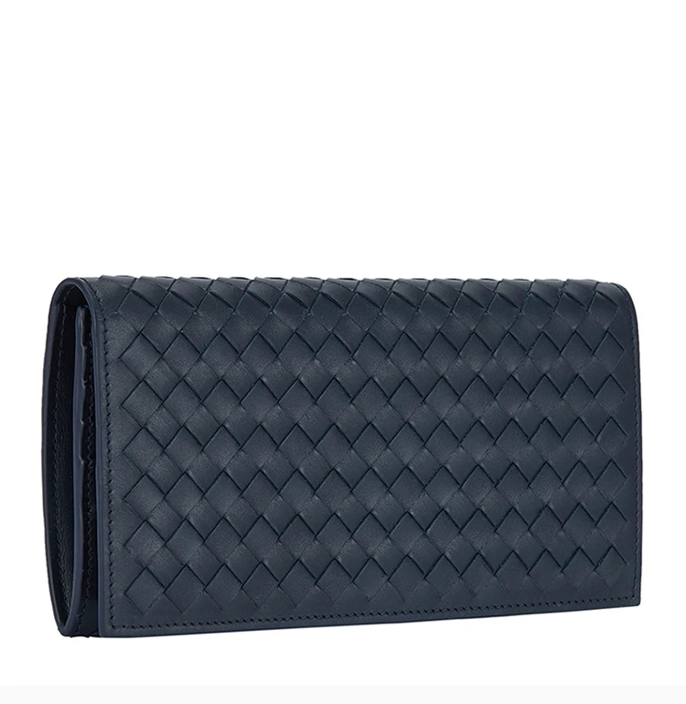 商品[国内直发] Bottega Veneta|Bottega Veneta 葆蝶家 中性深蓝色钱包 138625-V4651-4013,价格¥5667,第6张图片详细描述