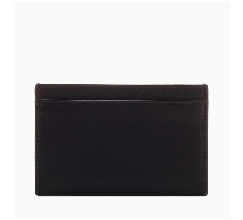 商品Celine|CELINE 女士徽标印花黑色皮革卡包 10B703-DMF-38SI,价格¥1682,第5张图片详细描述
