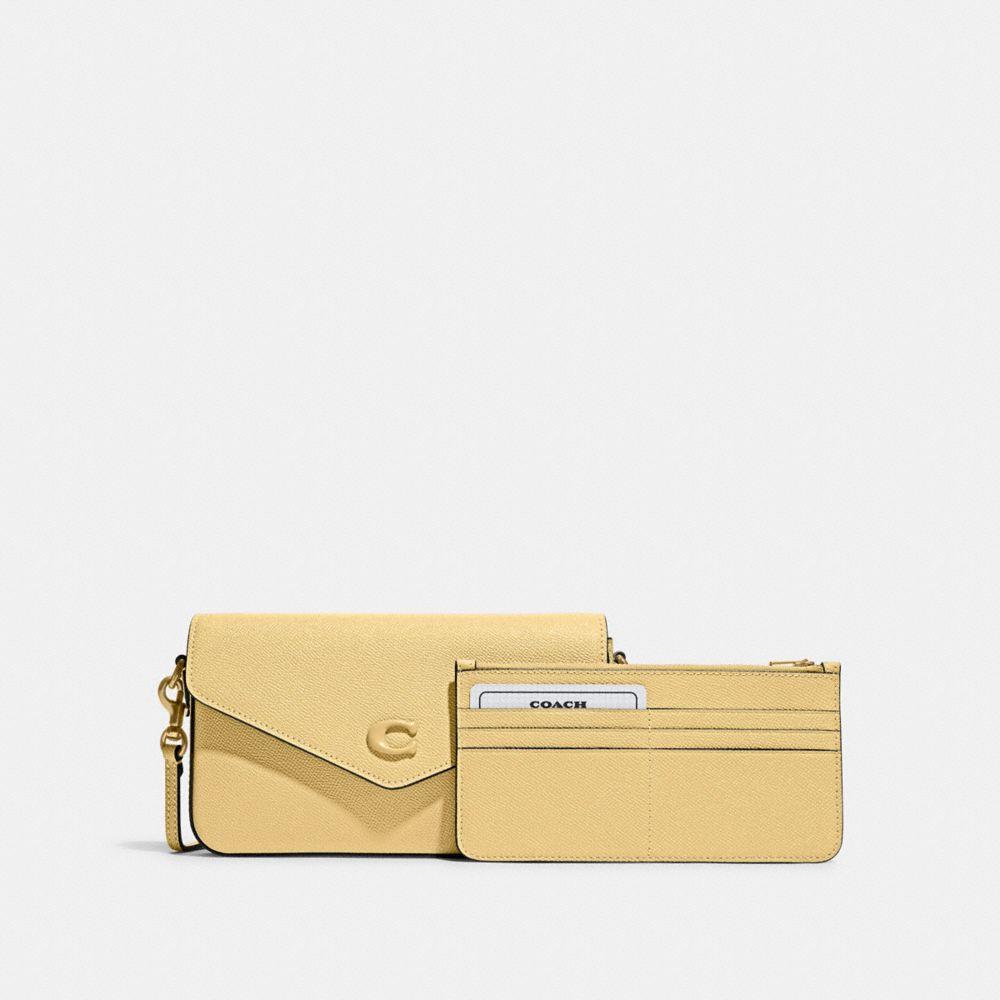 商品[国内直发] Coach|蔻驰女包Wyn 21经典老花拼色c标单肩斜挎包水桶包礼物送女友 C8442 B4TY9,价格¥1417,第9张图片详细描述