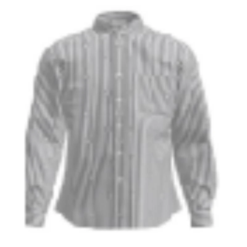 商品Burberry|BURBERRY 灰色男士衬衫 8048148,价格¥3297,第1张图片详细描述