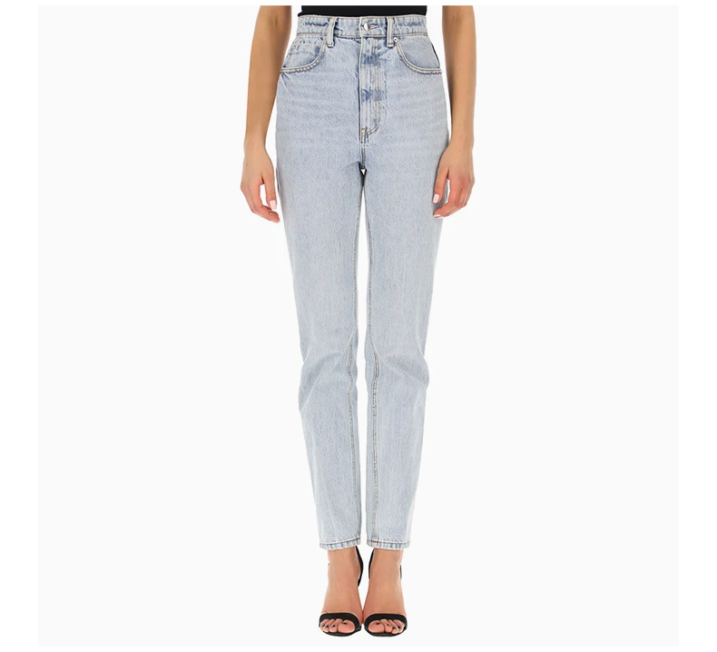 商品Alexander Wang|ALEXANDER WANG 蓝色女士牛仔裤 1WC1214323-270,价格¥2075,第5张图片详细描述