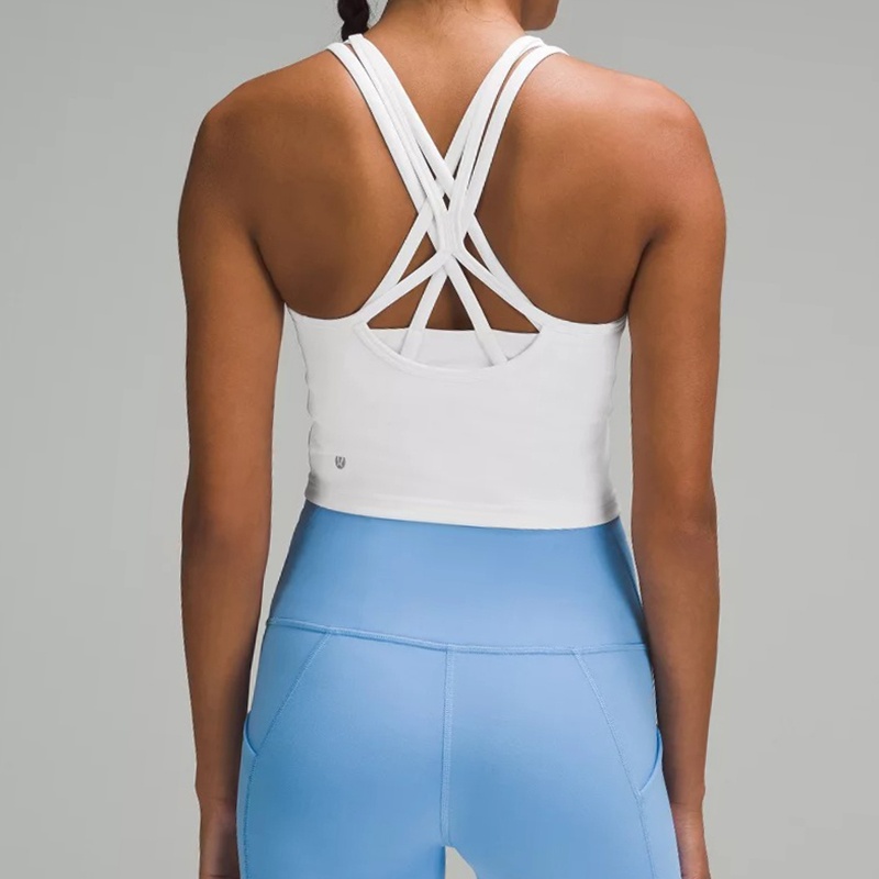 商品Lululemon|露露乐蒙 女尼龙修身交叉吊带运动背心（三色可选）,价格¥674,第5张图片详细描述