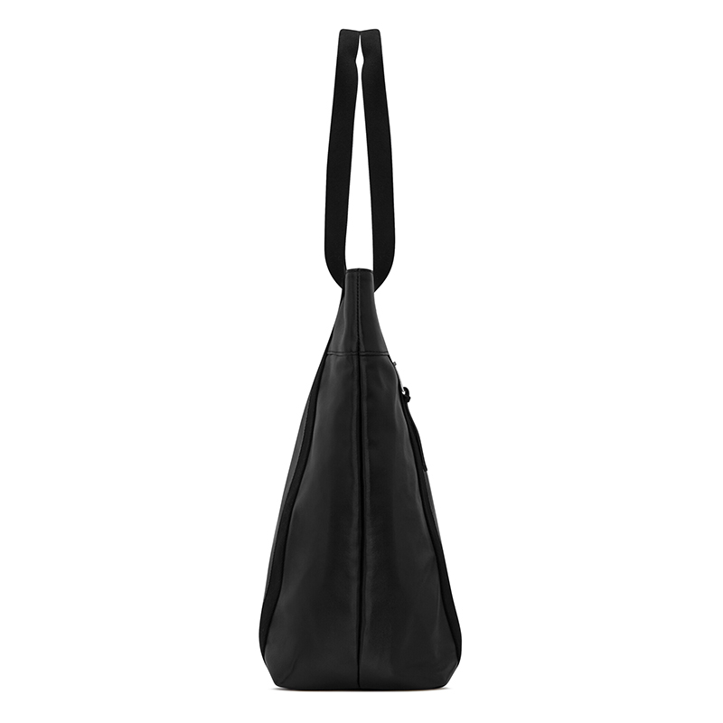 商品Yves Saint Laurent| SAINT LAURENT PARIS/圣罗兰 YSL DAILY CABAS系列 男女通用中号黑色半棉帆布和小羊皮ysl压花手提斜挎单肩包63471603U7E1000,价格¥8301,第4张图片详细描述