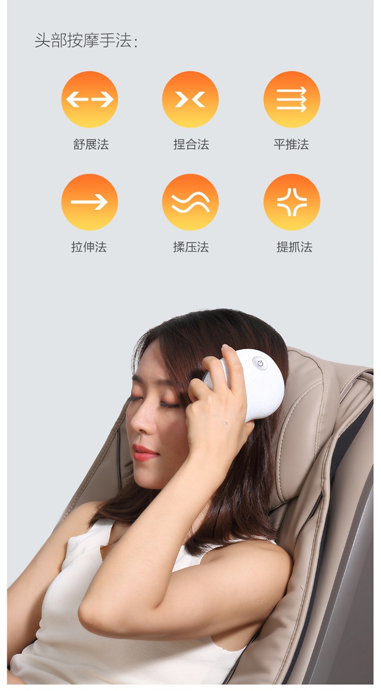 商品[国内直发] MOMODA|摩摩哒多用途头部按摩器立体龙抓手头皮按摩器,价格¥220,第6张图片详细描述