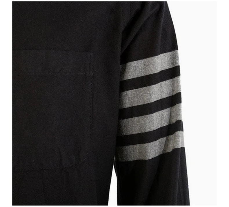 商品Thom Browne|THOM BROWNE 黑色男士衬衫 MWL272A-05245-415,价格¥2761,第7张图片详细描述