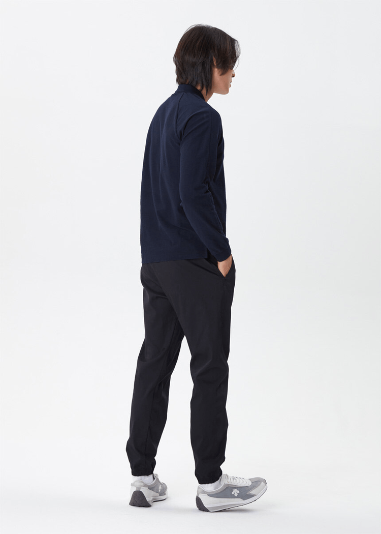 商品DESCENTE|【Brilliant|包邮包税】弹力透气长袖POLO衫SO321DPL73-NVY0,价格¥481,第5张图片详细描述