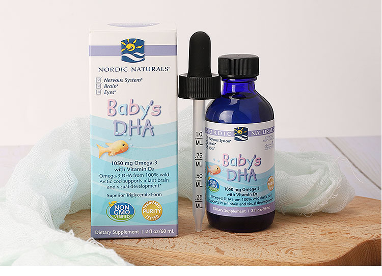 商品Nordic Naturals|宝宝DHA鳕鱼肝油滴剂,价格¥135,第1张图片详细描述