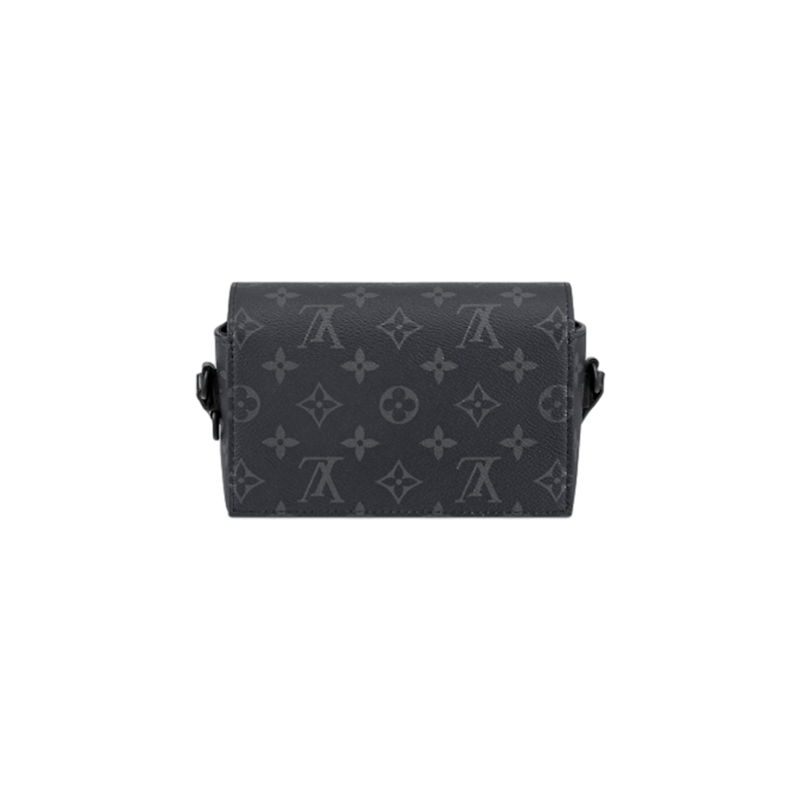 商品Louis Vuitton|【预售十天】路易威登 Steamer男士黑色帆布配皮磁性闭合可穿戴式钱包 M81783,价格¥12380,第5张图片详细描述