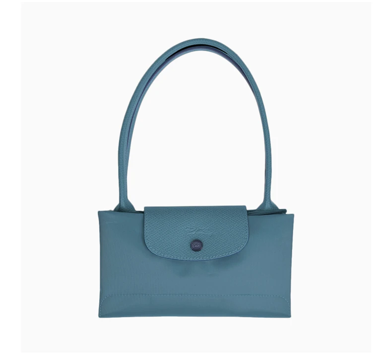 商品[国内直发] Longchamp|LONGCHAMP 女士雾霾蓝织物小号长柄可折叠手提包 2605619P58,价格¥936,第7张图片详细描述