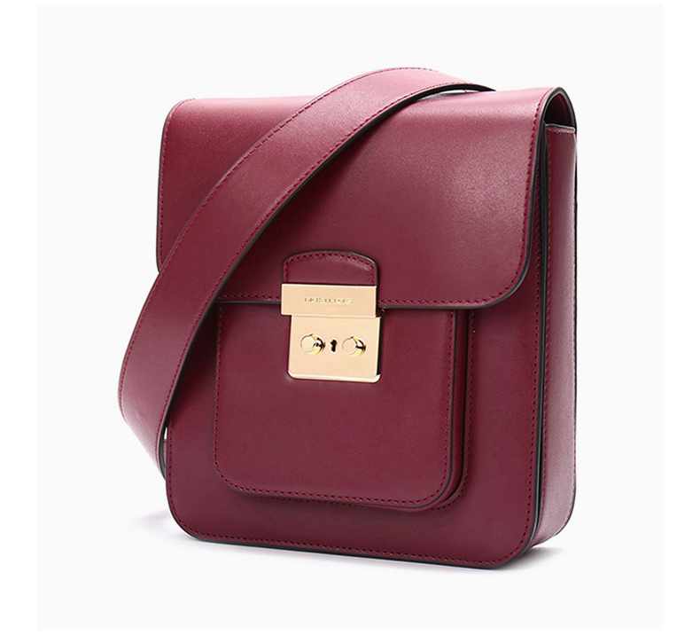 商品[国内直发] Michael Kors|Michael Kors 迈克高仕 女士牛皮斜挎包 30F7GS9M3L-MULBERRY,价格¥1511,第7张图片详细描述