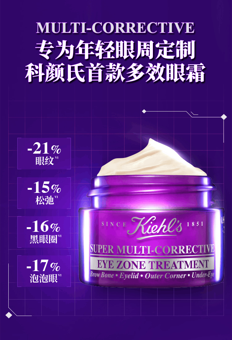 商品[国内直发] Kiehl's|【免税店发货】科颜氏多重修颜眼霜  28ml,价格¥563,第3张图片详细描述